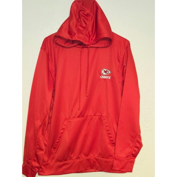 KC Chiefs Hooded Pullover Medium - Picture 1 of 4